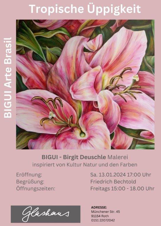 Tropische Üppigkeit - Birgit Deuschle - Bigui Arte Brasil