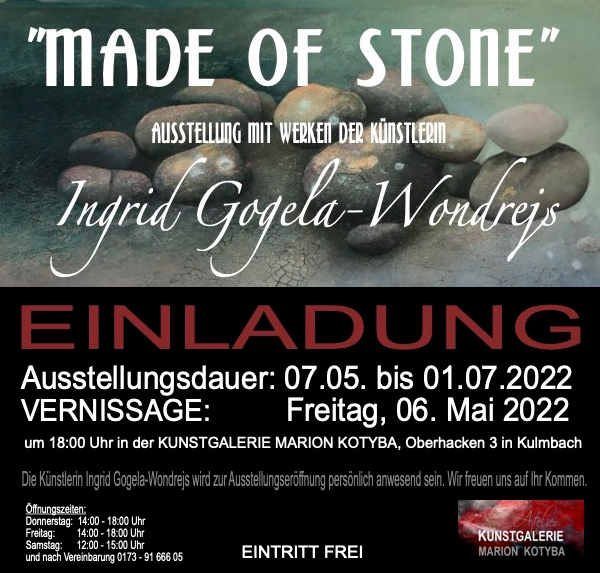 Ingrid Gogela-Wondrejs - Made of Stone