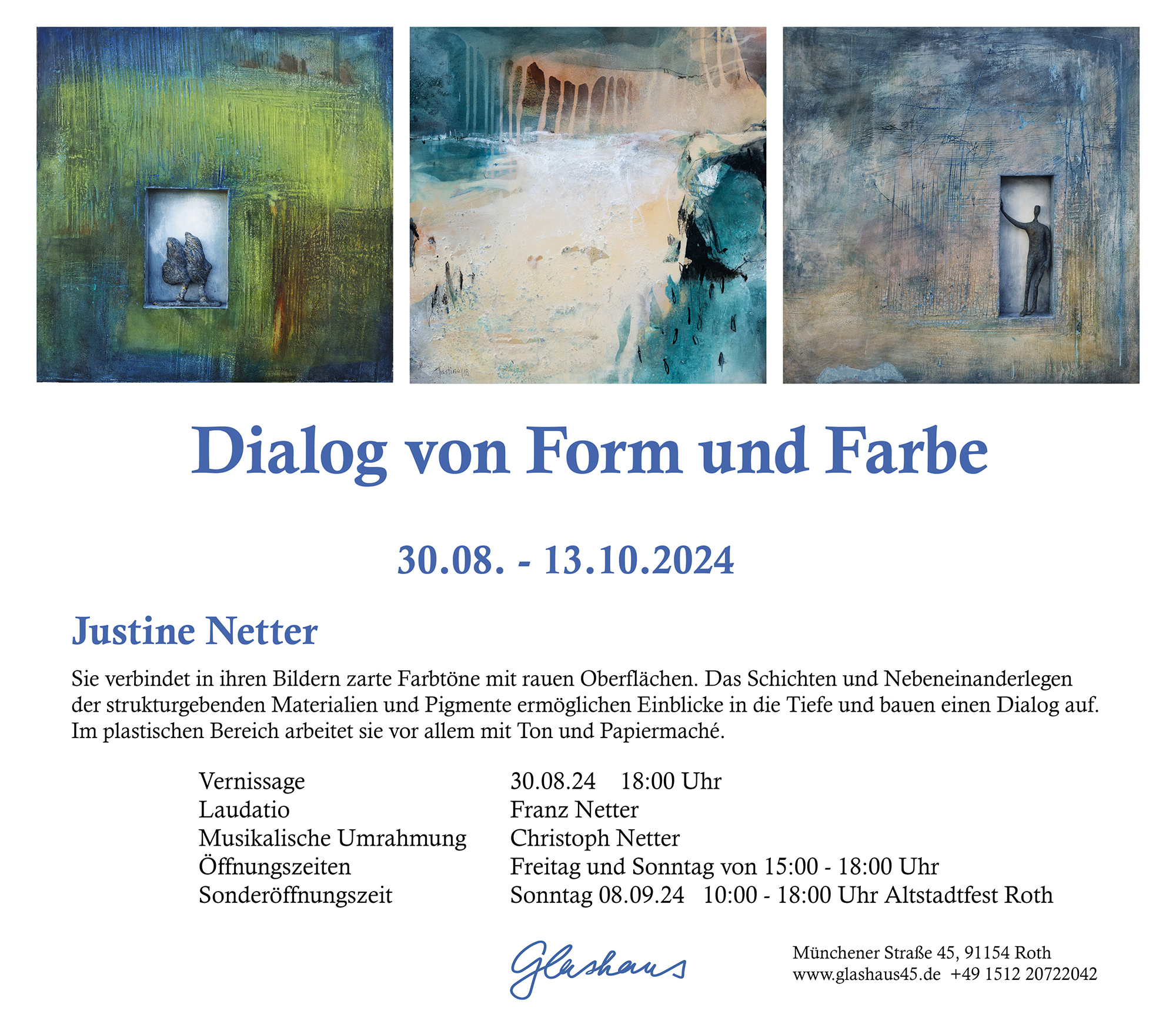 Dialog von Form und Farbe