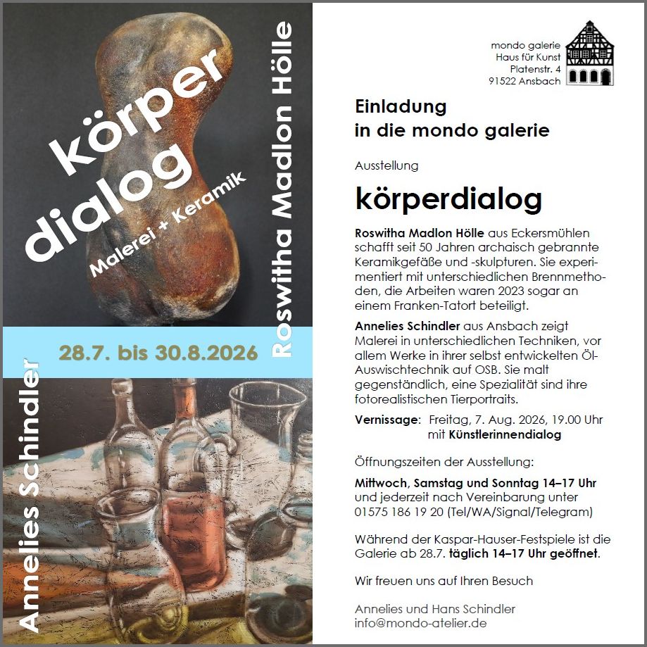 körperdialog - Roswitha Madlon Hölle und Annelies Schindler