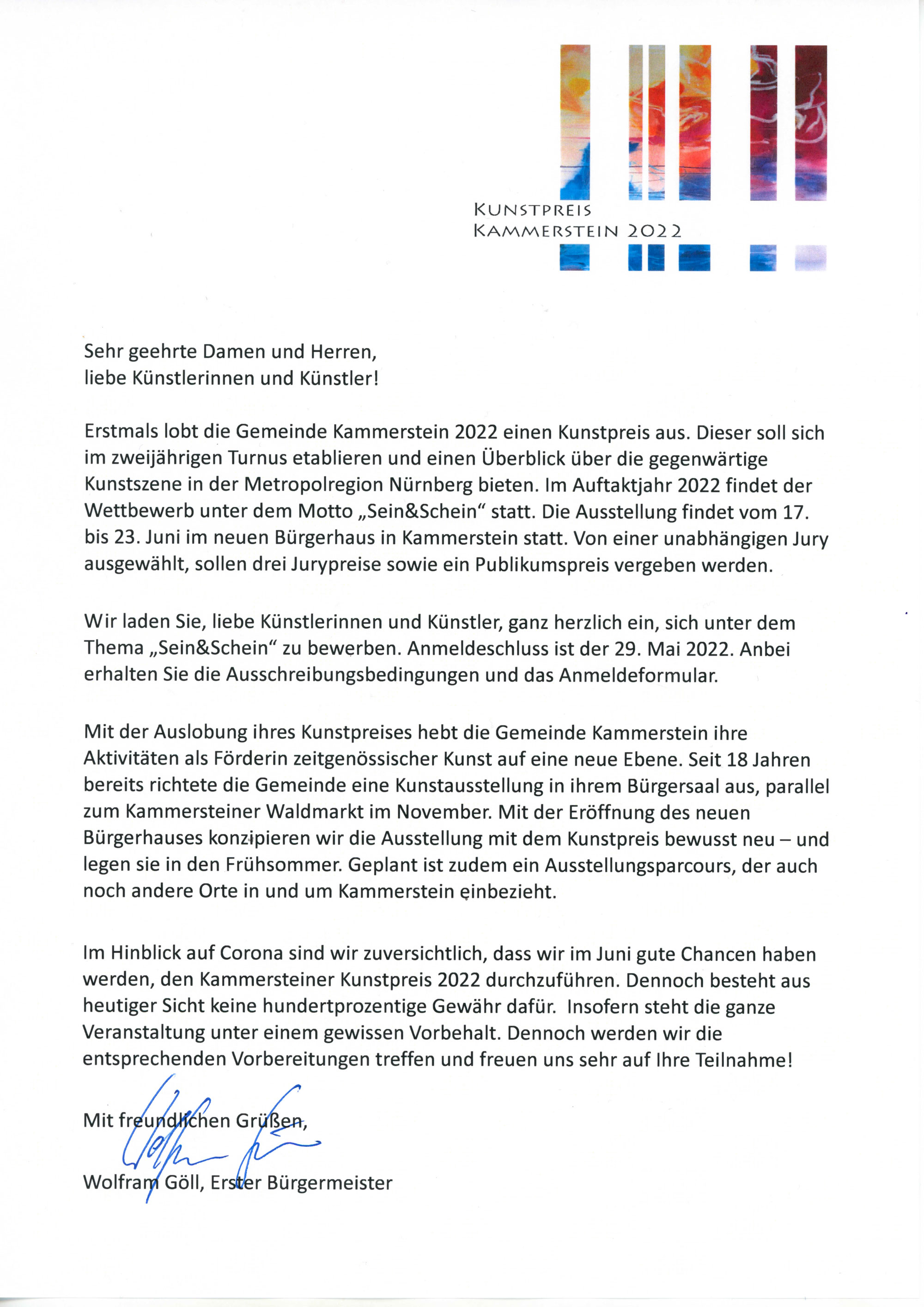 Sein&Schein - Kunstpreis Kammerstein 2022
