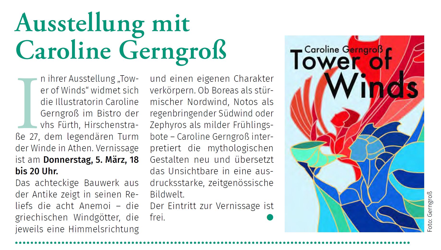Caroline Gerngroß: Tower of Winds